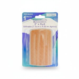 Venda Elastica Autoadhesiva Piel AlfaSafe 3 X 5 Yardas