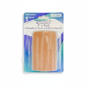 Venda Elastica Autoadhesiva Piel AlfaSafe 4 X 5 Yardas