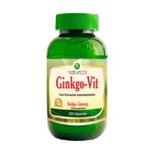 Ginkgo Vit Con Ginkgo Biloba Y Ginseng 100 Cápsulas Naturcol