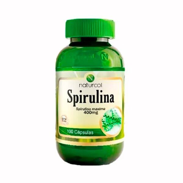 Spirulina 400 mg 100 Cápsulas Naturcol