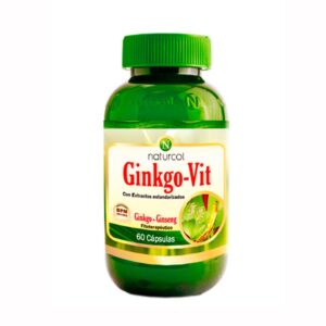 Ginkgo Vit Con Ginkgo Biloba Y Ginseng 60 Cápsulas Naturcol