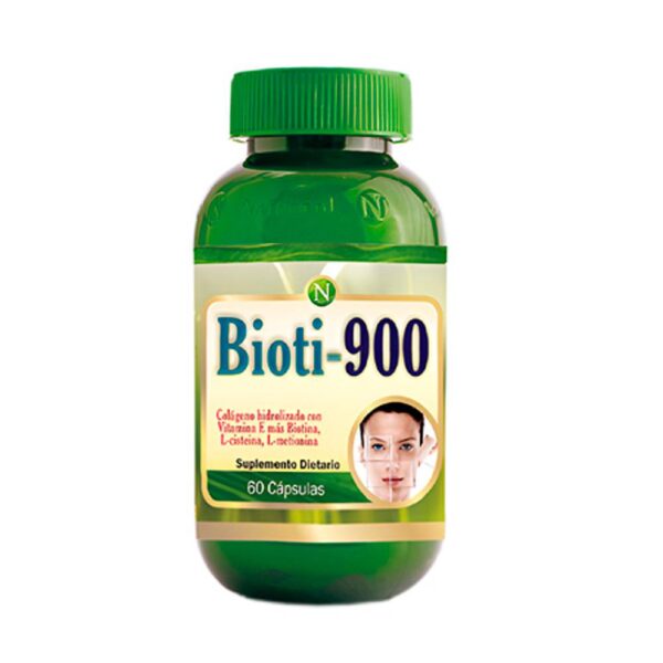 Bioti 900 Naturcol Colágeno Con Biotina 60 Cápsulas