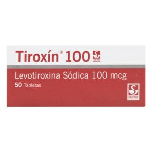Tiroxin 100 Mcg 50 Tabletas