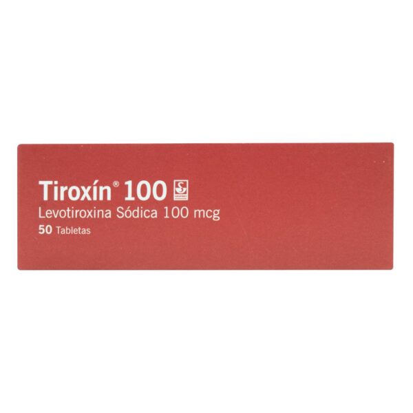 Tiroxin 100 Mcg 50 Tabletas - Imagen 3