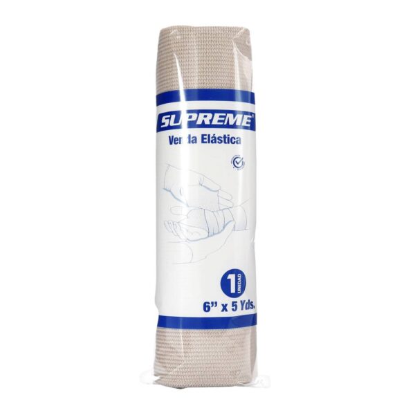 Venda Elastica Supreme 6" x 5 Yardas