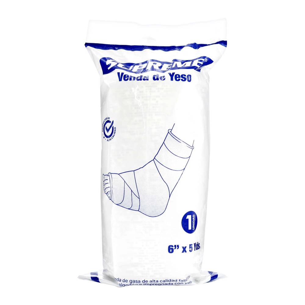 Venda De Yeso Supreme 6" x 5 Yardas