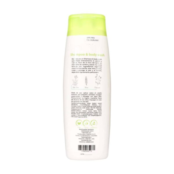 Shampoo Baby Bio Story Neutro 400 ml - Imagen 2
