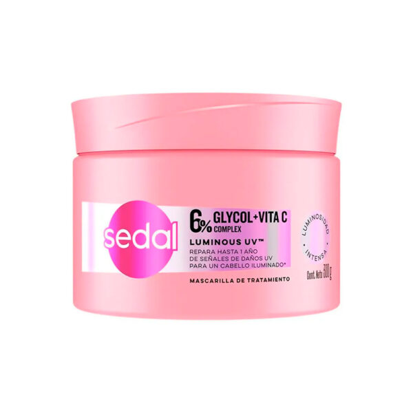 Mascarilla Tratamiento Sedal Luminoso Uv 300 g