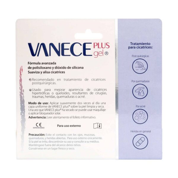 Vanece Plus Gel Suaviza y Alisa Cicatrices 15g - Imagen 3