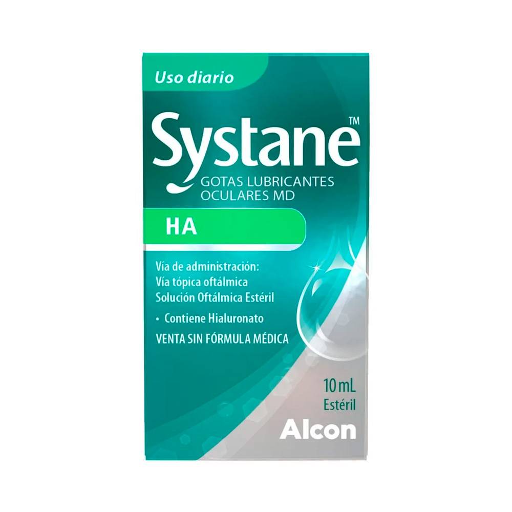 Systane HA Gotas Lubricantes Con Hialuronato 10 Ml