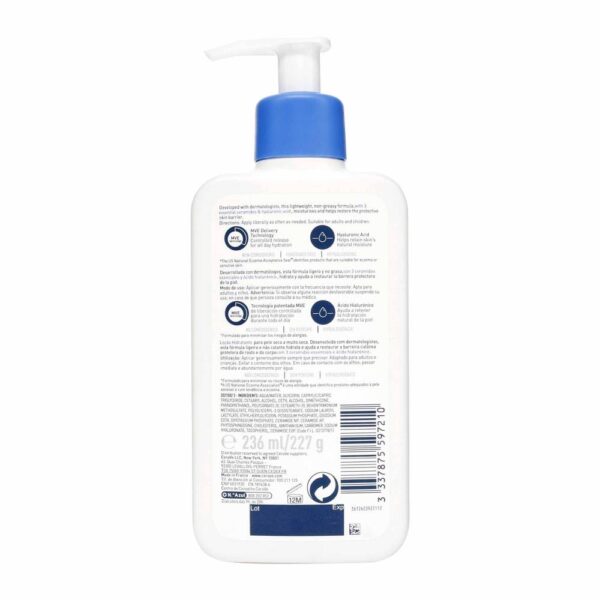 Cerave Loción Hidratante Para Piel Seca 236 Ml - Imagen 2
