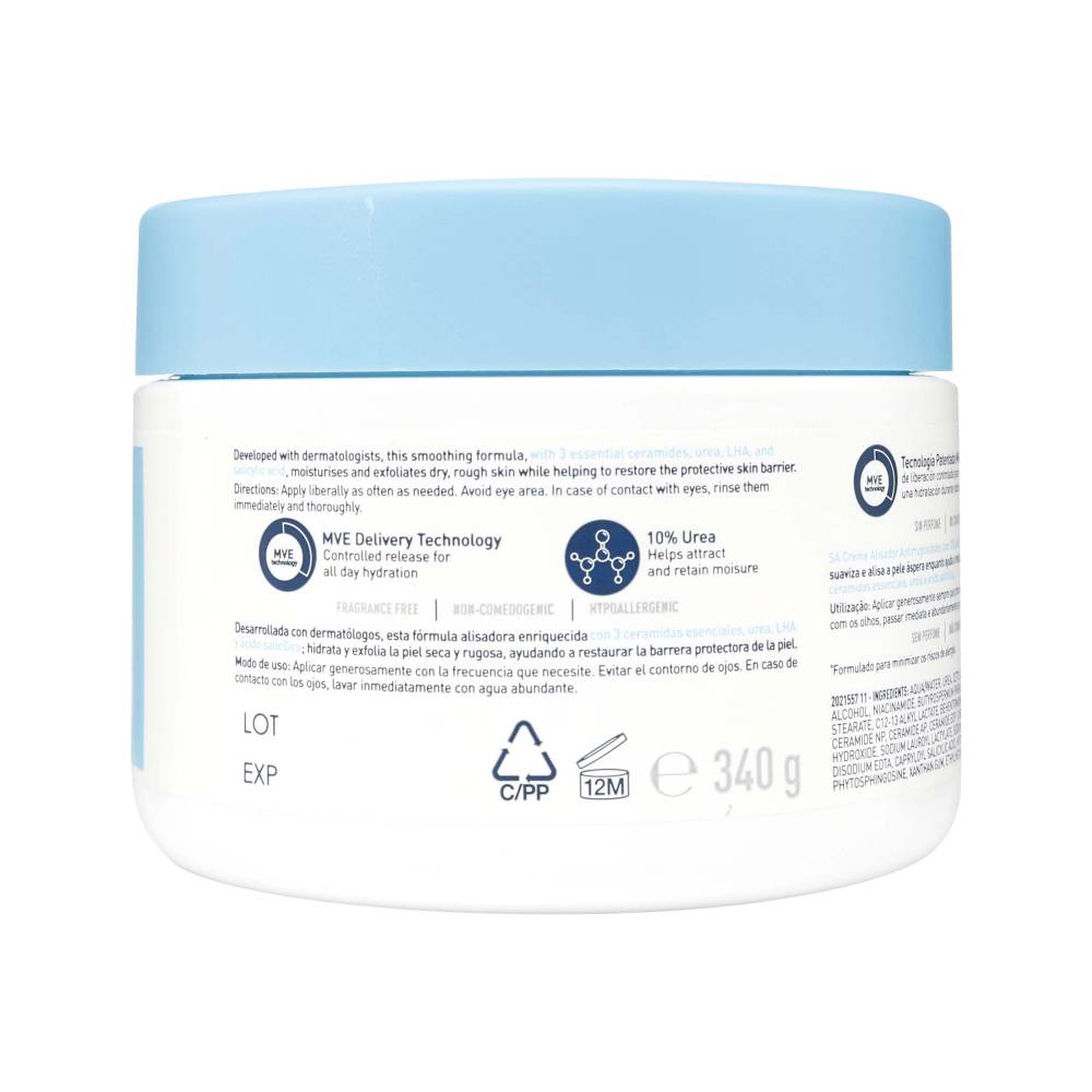 Cerave SA Crema Anti Rugosidades 340 g - Imagen 4