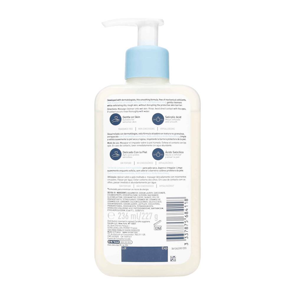 Limpiador Cerave Anti Rugosidades 236 ml - Imagen 2