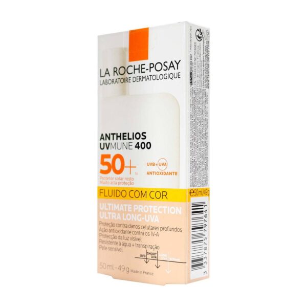 Protector Solar Roche Posay Fluido Con Color 50+ 50 Ml - Imagen 2