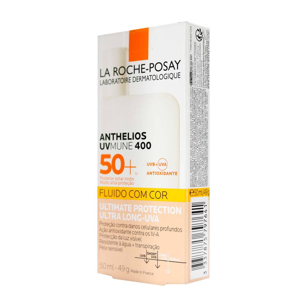 Protector Solar Roche Posay Fluido Con Color 50+ 50 Ml - Imagen 2