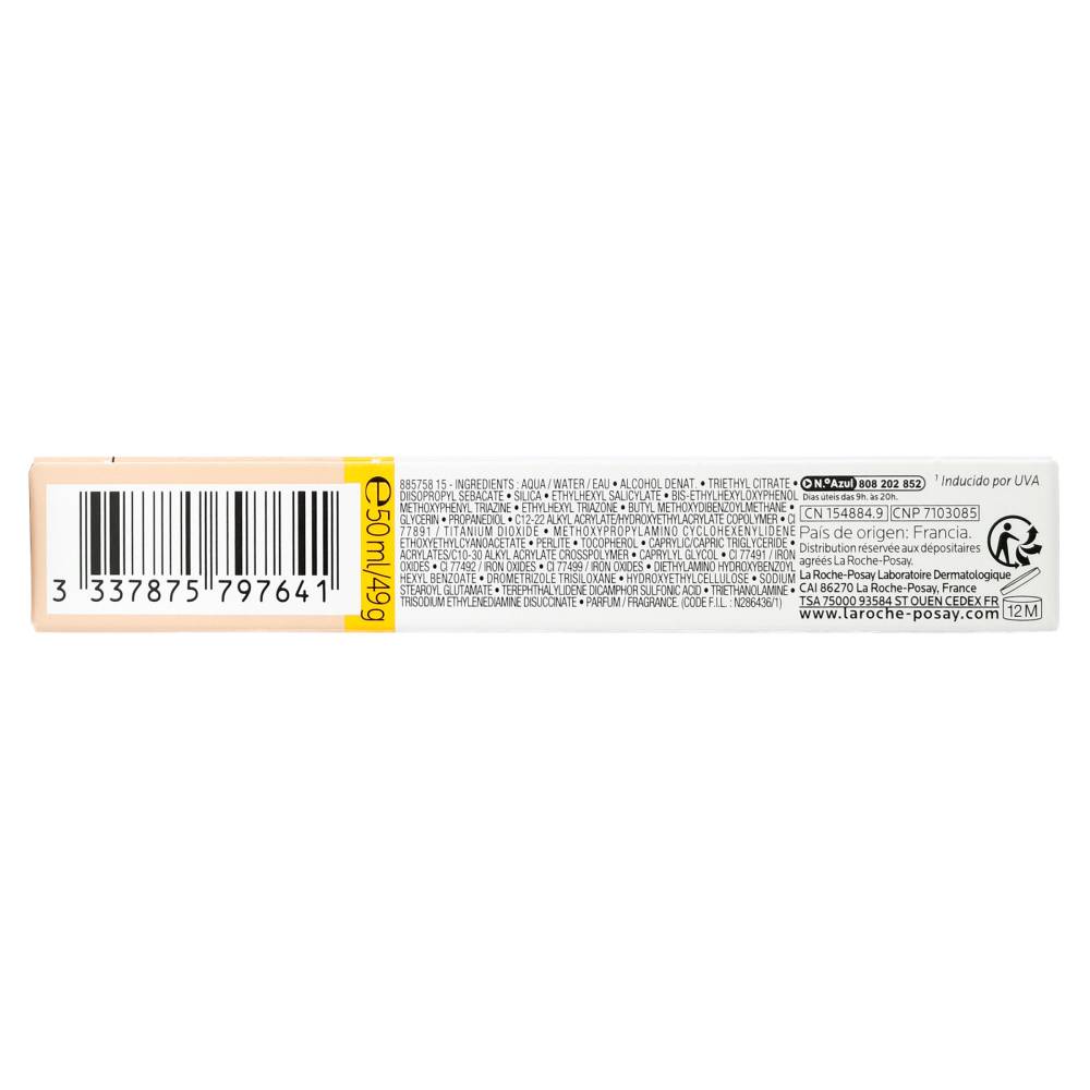 Protector Solar Roche Posay Fluido Con Color 50+ 50 Ml - Imagen 4