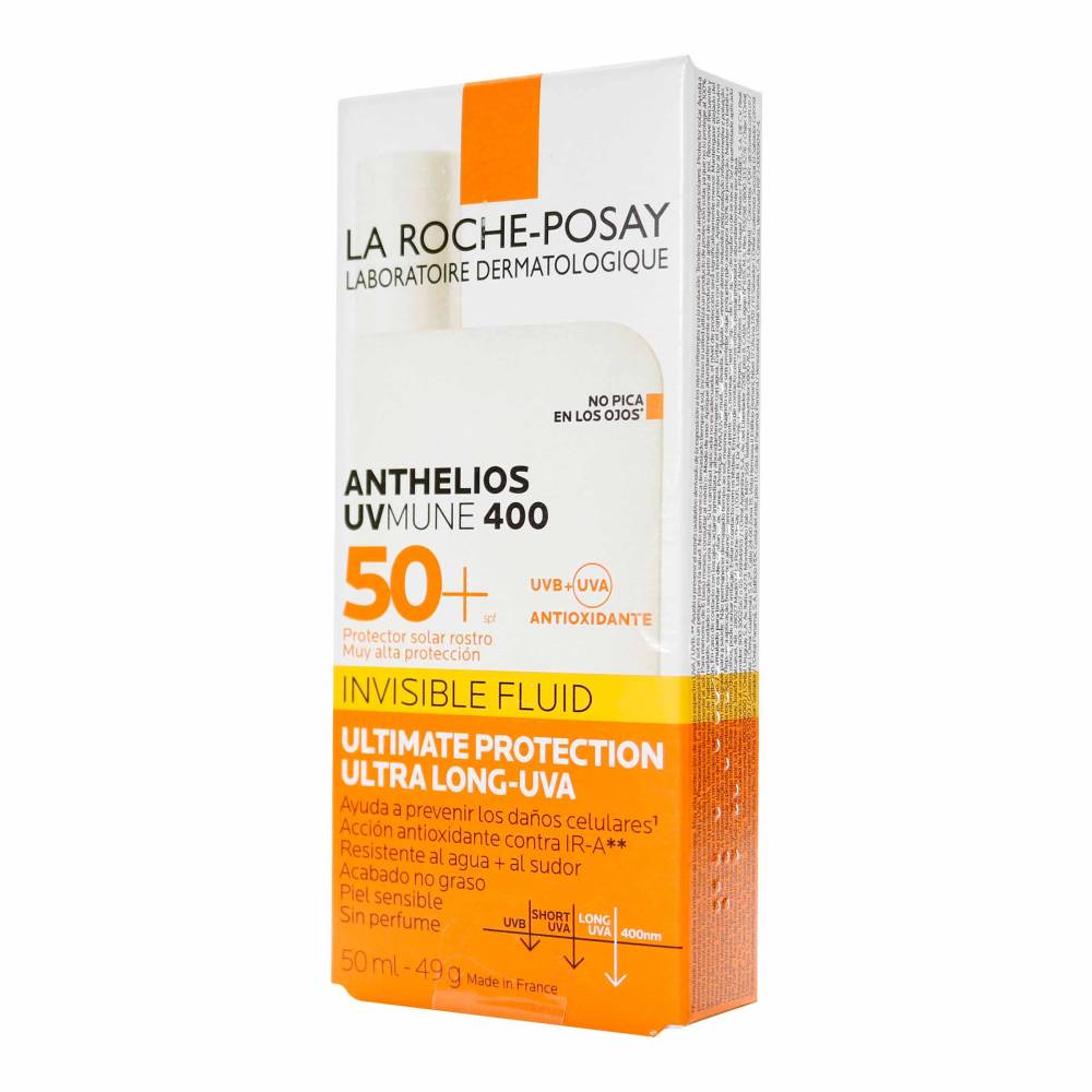 Protector Solar Roche Posay Anthelios Fluido Invisible 50 ml - Imagen 2