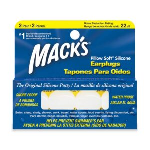 Tapones Para Oidos Silicona Transparente 2 Pares