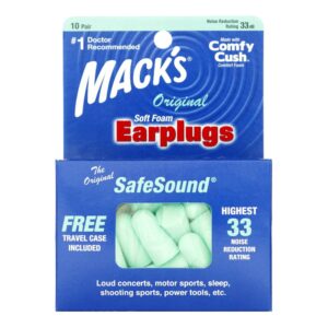 Tapones de Oidos Espuma Ultrasuave 10 Pares