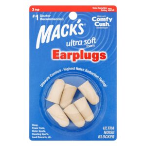 Tapones de Oidos Espuma Ultrasuave 3 Pares