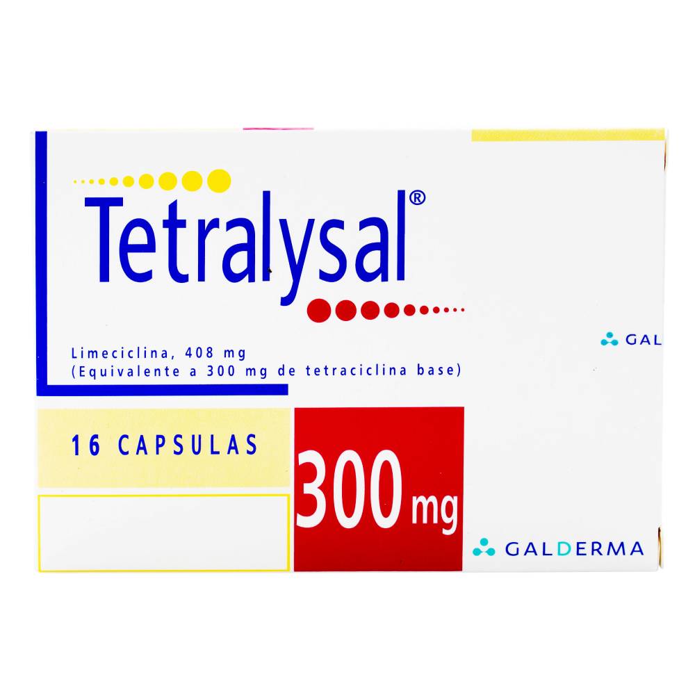 Tetralysal 300 mg 16 Cápsulas Tetraciclina