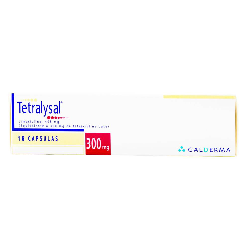 Tetralysal 300 mg 16 Cápsulas Tetraciclina - Imagen 3