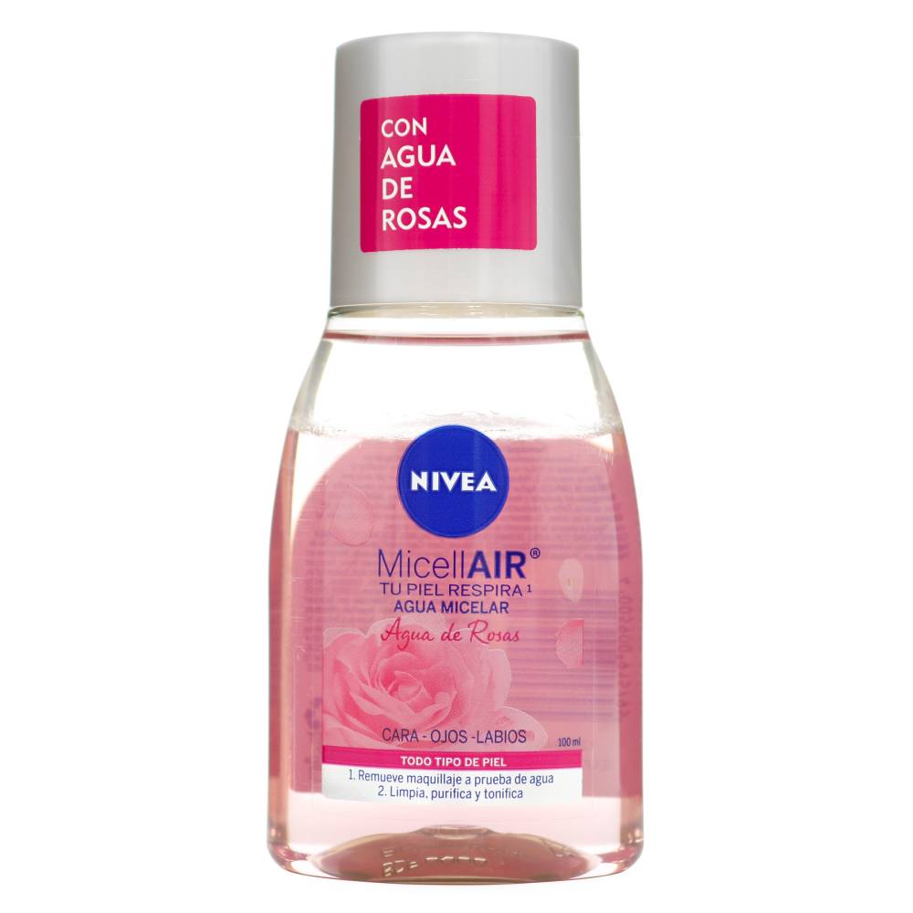 Agua Micelar Nivea MicellAir Rosas 100 ml