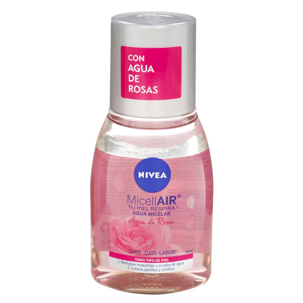 Agua Micelar Nivea MicellAir Rosas 100 ml - Imagen 3