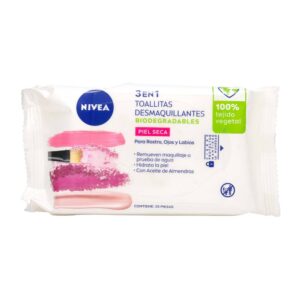 Toallitas Desmaquillantes Nivea Biodegradables 25 Unidades