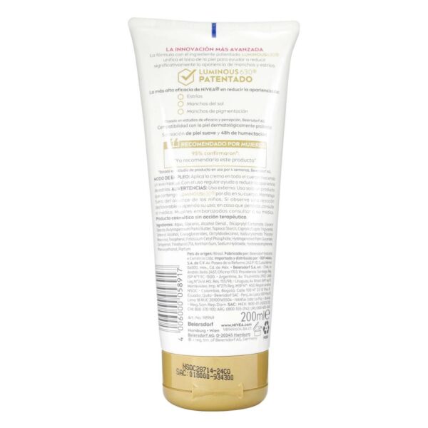 Crema Corporal Nivea Anti Manchas y Estrias 200 Ml - Imagen 2