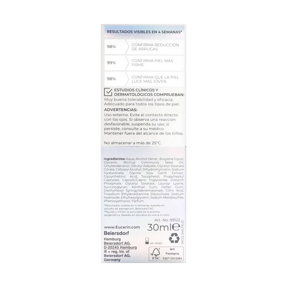 Serum Eucerin Hyaluron Filler Epigenetic 30 ml - Imagen 3