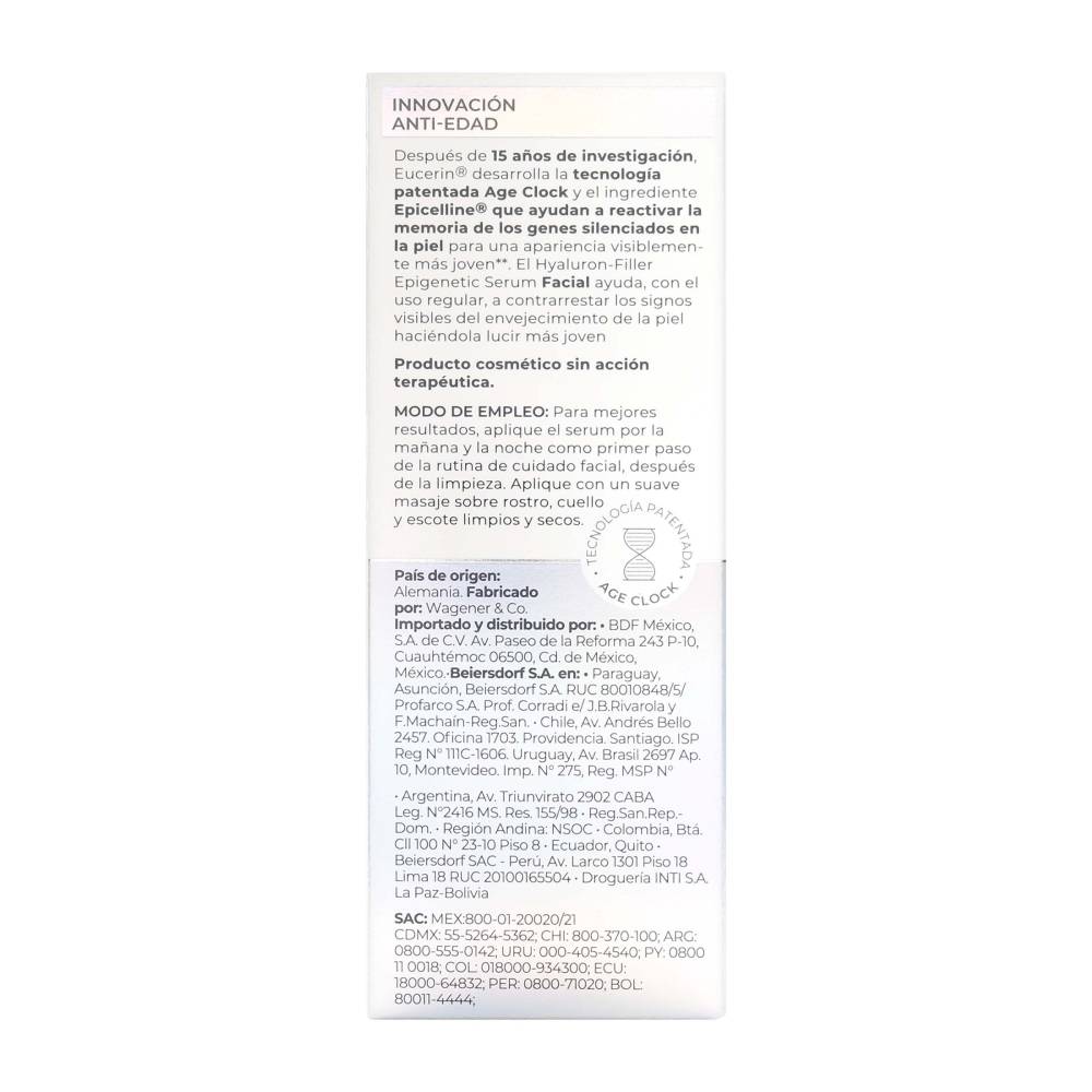 Serum Eucerin Hyaluron Filler Epigenetic 30 ml - Imagen 4