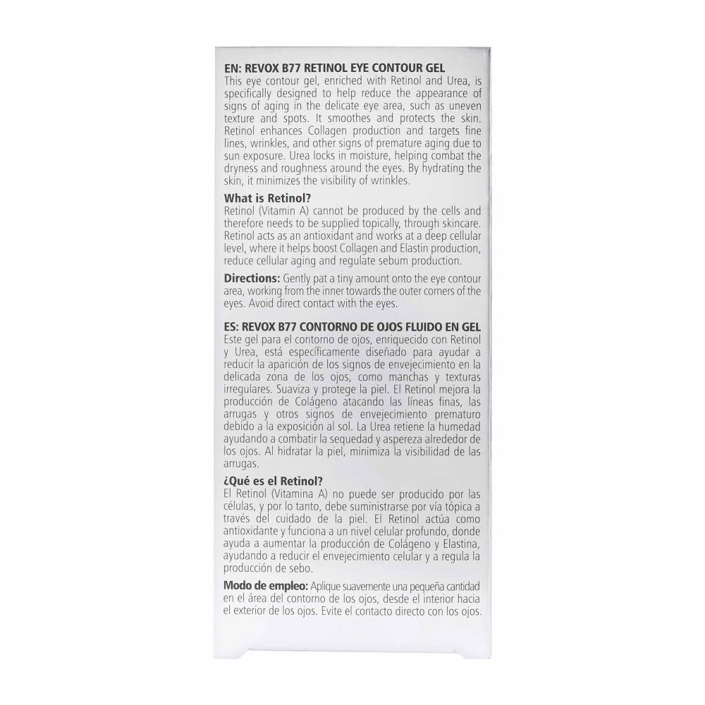 Gel Revox R Retinol Anti Arrugas Ojos 30 ml - Imagen 4