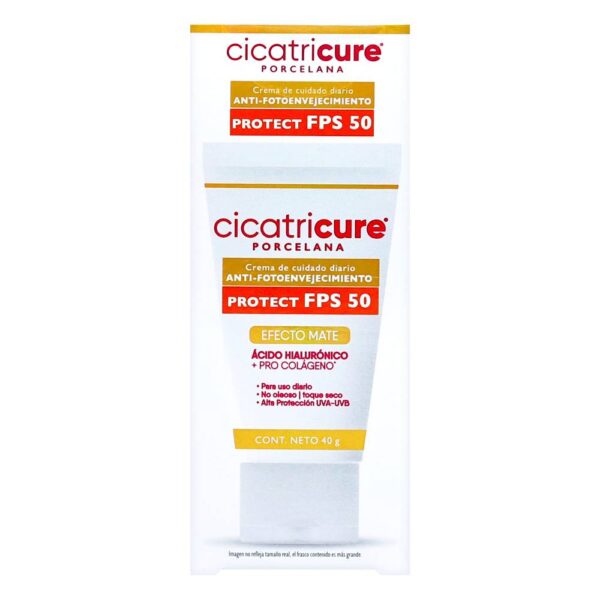 Crema Cicatricure Porcelana Protect Fps 50 40 g - Imagen 4