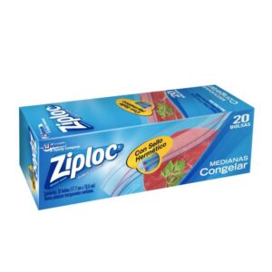 Bolsas Medianas Ziploc Para Congelar 20 Unidades