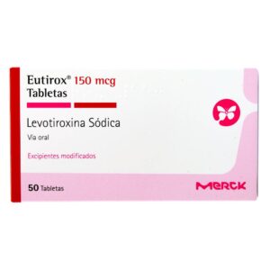 Eutirox 150 Mcg 50 Tabletas Levotiroxina Sodica