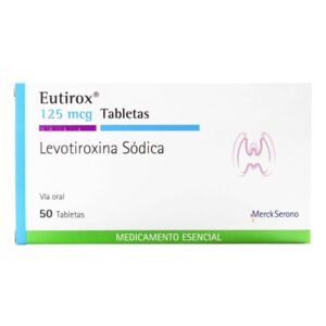 Eutirox 125 Mcg 50 Tabletas Levotiroxina Sodica