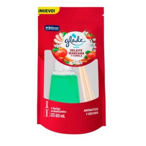 Ambientador Glade Varitas Manzana Y Canela 60 ml