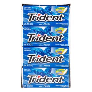 Chicles Trident Menta Display 12 Unidades