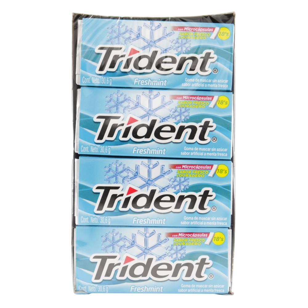 Chicles Trident Fresh Mint 12 Unidades - Imagen 2