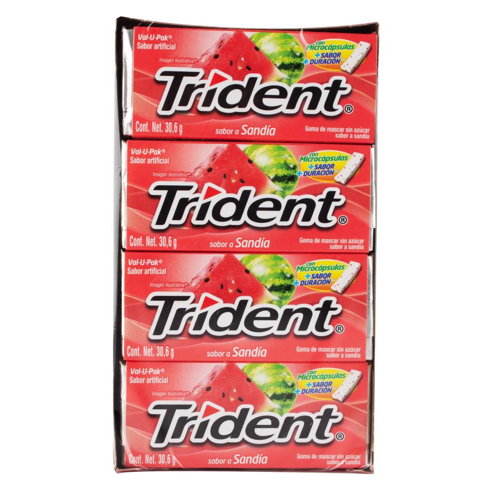 Chicles Trident Sandía 12 Unidades - Imagen 2