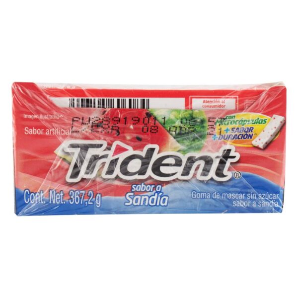 Chicles Trident Sandía 12 Unidades - Imagen 4