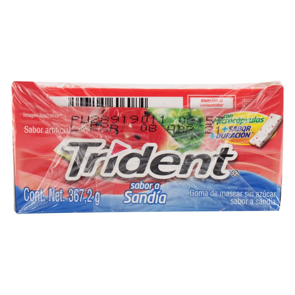 Chicles Trident Sandía 12 Unidades - Imagen 4