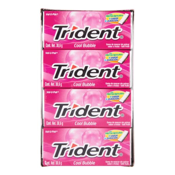 Chicles Trident Cool Bubble 12 Unidades - Imagen 3