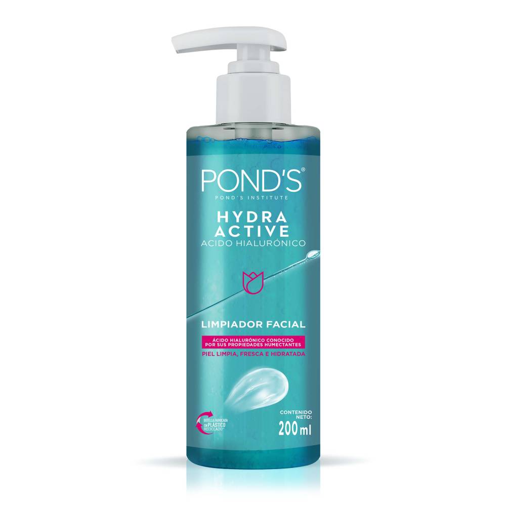 Limpiador Facial Ponds Con Acido Hialuronico 200 ml