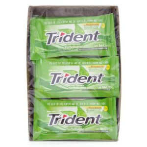 Chicles Trident Yerbabuena 18 Unidades 8.5 g