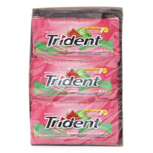 Chicles Trident Sandía 18 Unidades 8.5 g