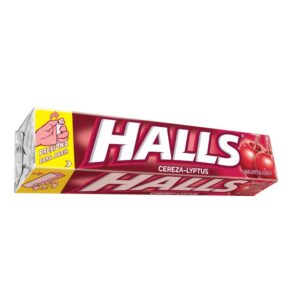 Halls Cherry Lyptus 12 Barras