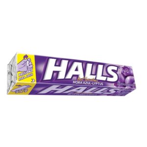 Halls Mora Azul Lyptus 12 Barras
