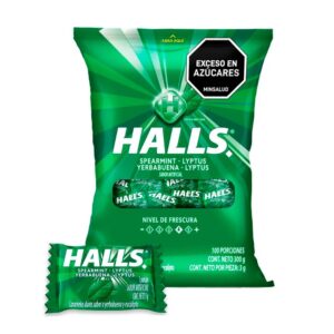 Halls Yerbabuena Lyptus 100 Unidades En Pepa